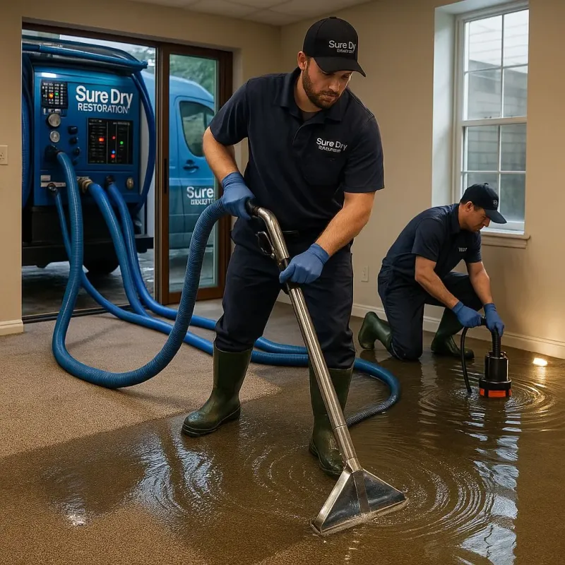Water Extraction and Removal process in Saw Creek, PA